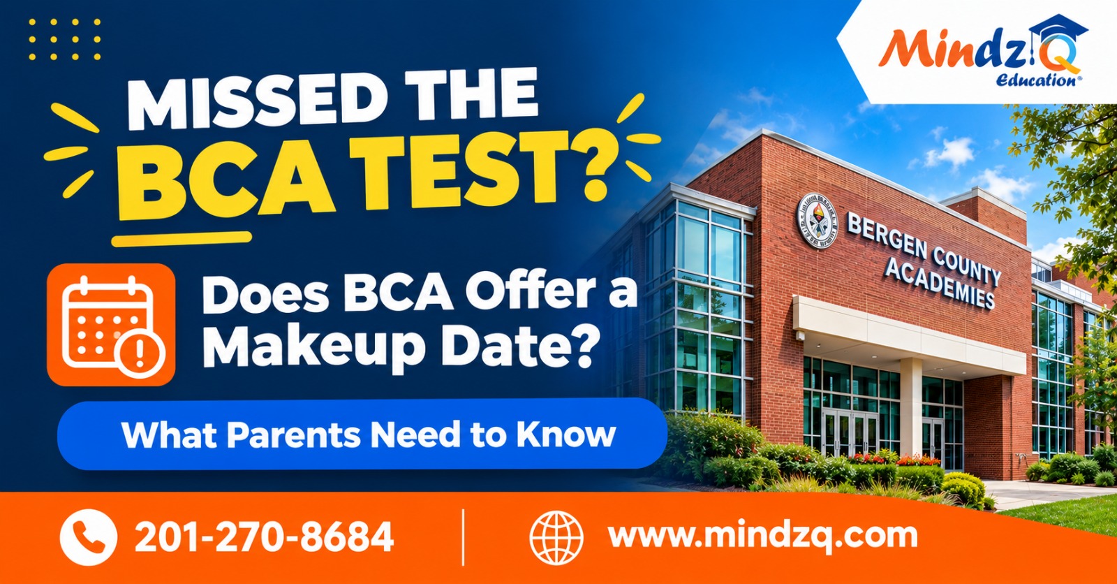 Does BCA Entrance Test Offer Makeup Test Dates? | Bergen County Academies