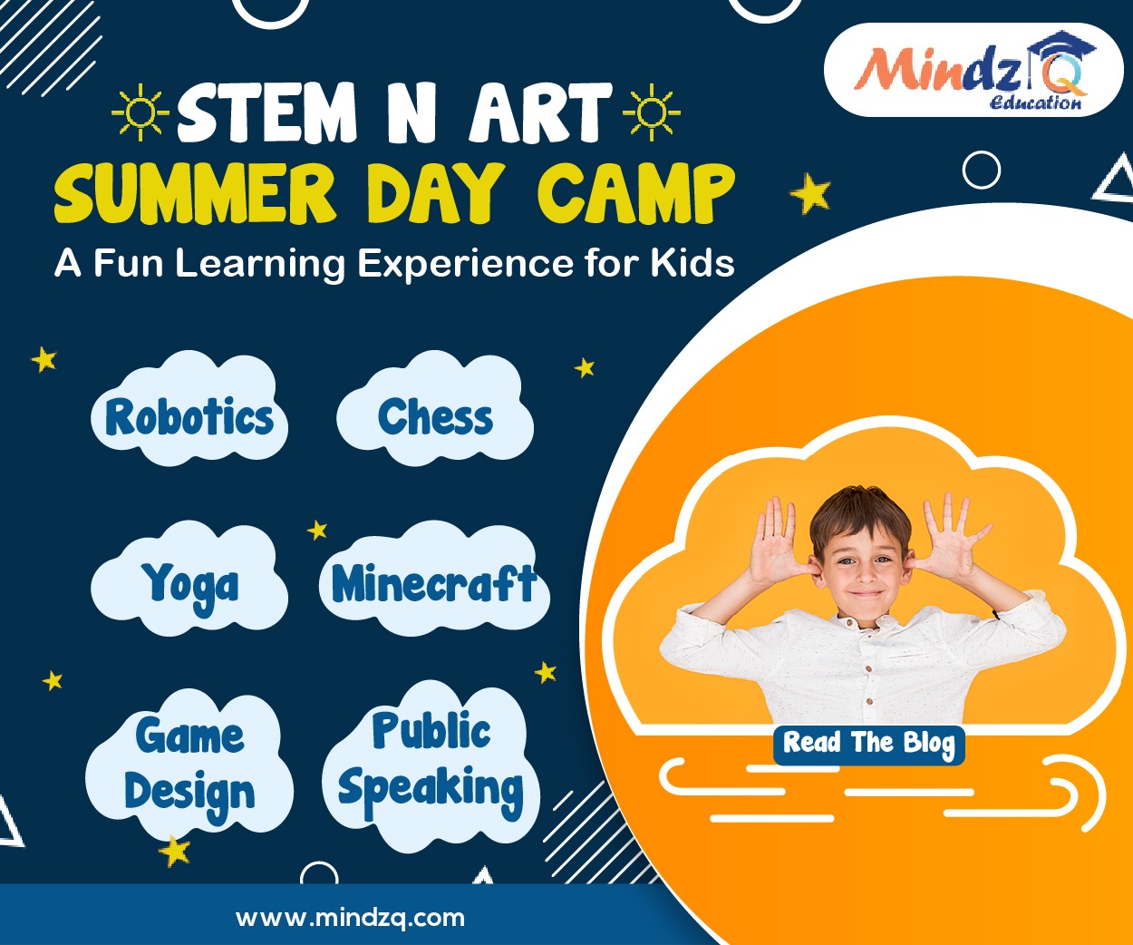 MindzQ Education Summer Day Camp: A Fun Learning Experience for Kids